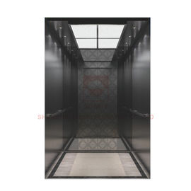 Зеркало расчетного потолка автомобиля украшения кабины лифта организации бизнеса Титанюм черное, освещение СИД