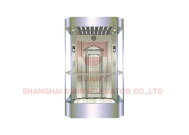 лифт замечания 2000kg с кабиной квадратной формы полностью стеклянной