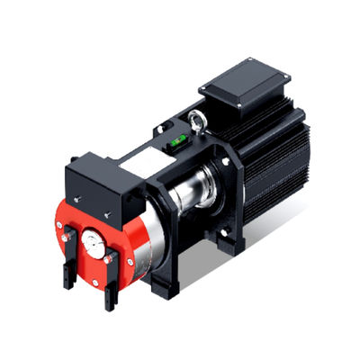 320~400kg Load Gearless Motor For Elevator And DC110V Brake Voltage