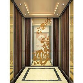 Потолок и вниз лампа деревянного украшения кабины лифта роскошный