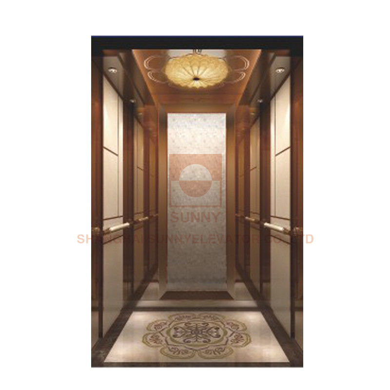 Украшение кабины лифта дизайна автомобиля мозаики пола мраморное для подъема лифта/пассажира гостиницы