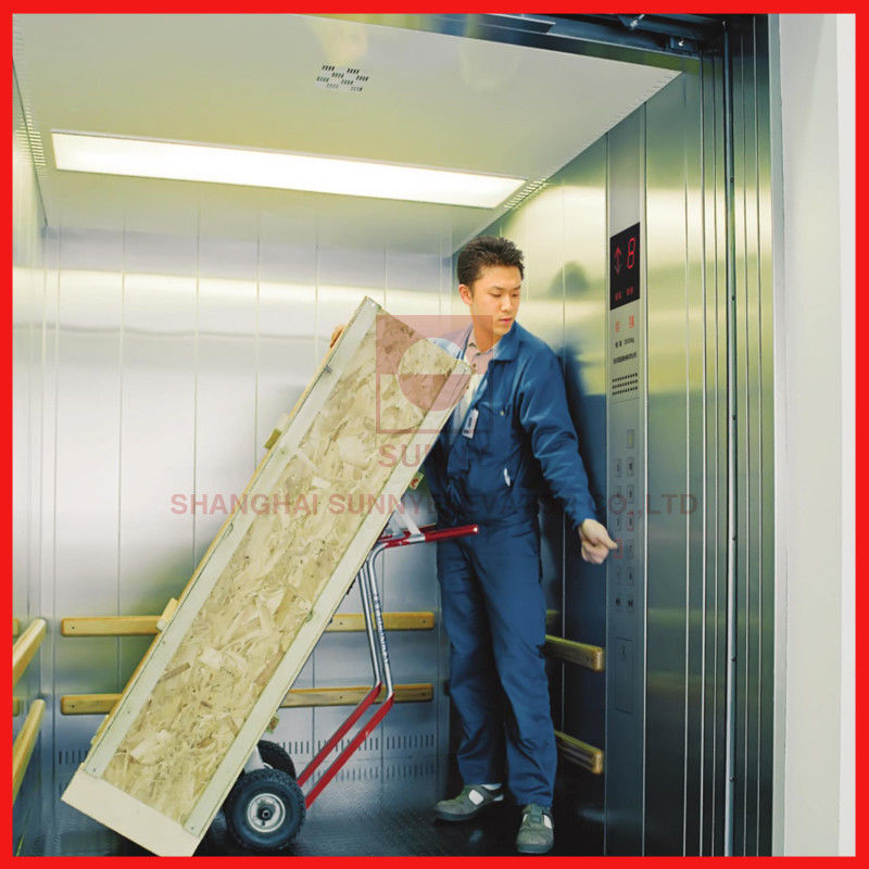 Лифт емкости 630кг 0.5м/С высокоскоростной для покрашенного стального лифта перевозки/груза