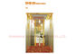 Мягкое вытравленное украшение кабины лифта освещения с Титанюм зеркалом золота/