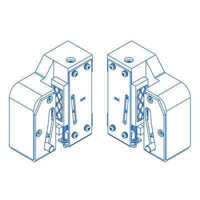Устройства безопасности лифта Ширина рельса 9/10/14/15.88/16 мм Предохранительное устройство для лифта