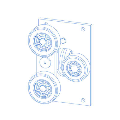 Рюкзак Рулевые обувь подъемные компоненты Части с шириной 10/16 мм рулевой рельсы