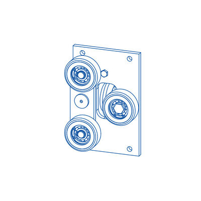 Рюкзак Рулевые обувь подъемные компоненты Части с шириной 10/16 мм рулевой рельсы